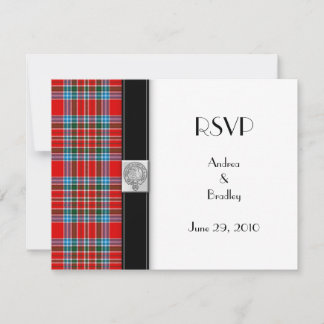 Tarjeta de respuesta Tartan