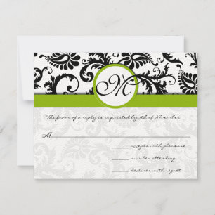 Tarjeta de respuesta verde de Apple - Texto en el