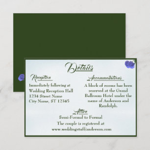 Tarjeta de respuesta verde y malvada de la Iglesia