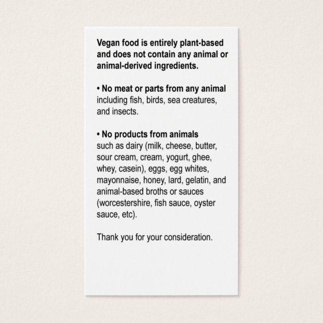 Tarjeta de restaurante genérica (Frente)