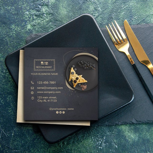 tarjeta de restaurante personalizado | Foto modern (Subido por el creador)