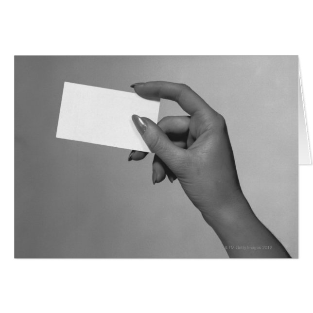 Tarjeta de retención de mujeres (Anverso (Horizontal))