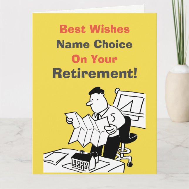 Tarjeta de retiro de arquitecto o urbanista (Anverso)