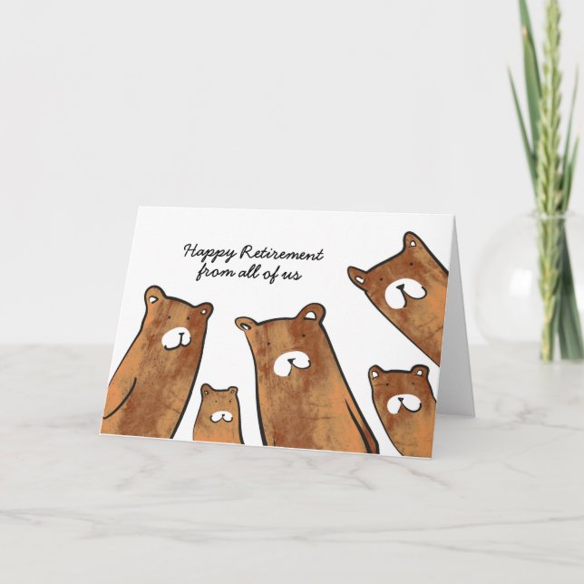 Tarjeta de retiro de Bear (Anverso)