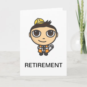 Tarjeta de retiro de caracteres de dibujos animado
