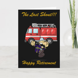 TARJETA DE RETIRO DE FIREMAN/MUJER