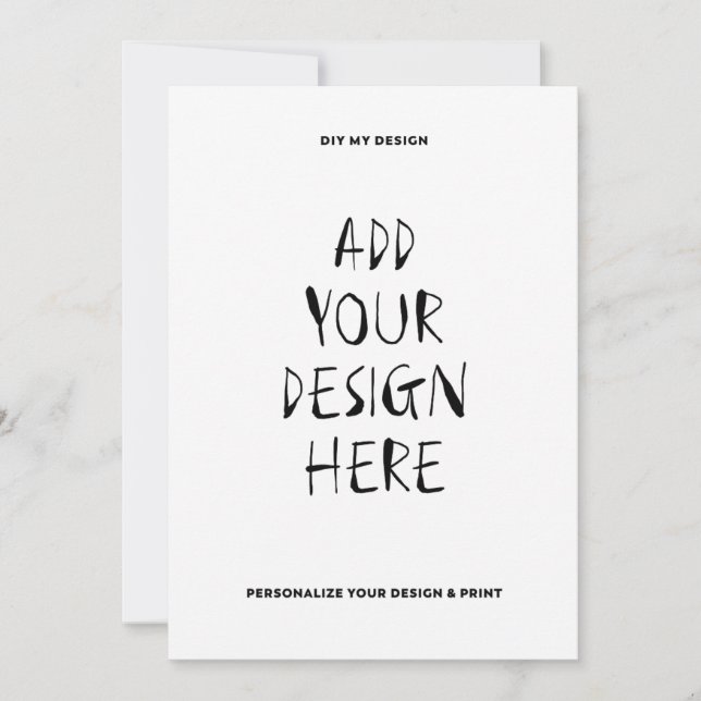 Tarjeta de retrato de 5" x 7" (Anverso)