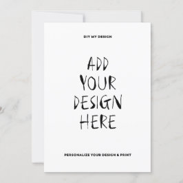 Tarjeta de retrato de 5" x 7"