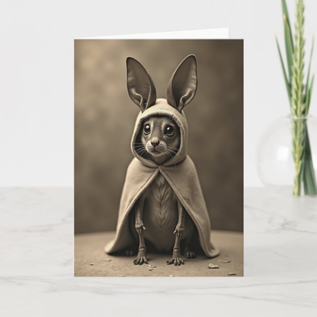 Tarjeta de retrato de criatura etérea (Anverso)