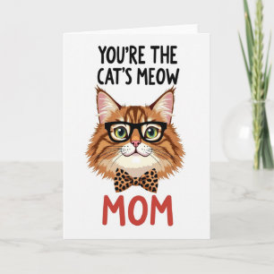 Tarjeta de retrato de felino manchado