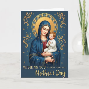 Tarjeta de retrato de Madres Celestiales Amor
