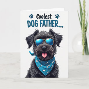 Tarjeta de retrato Dog Father Shades
