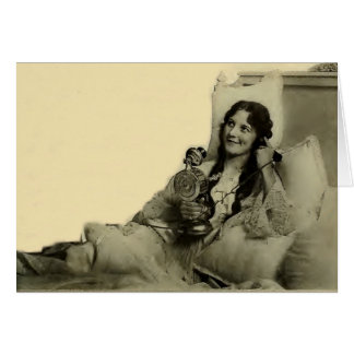 Tarjeta de retrato vintage de Ann Little 1918