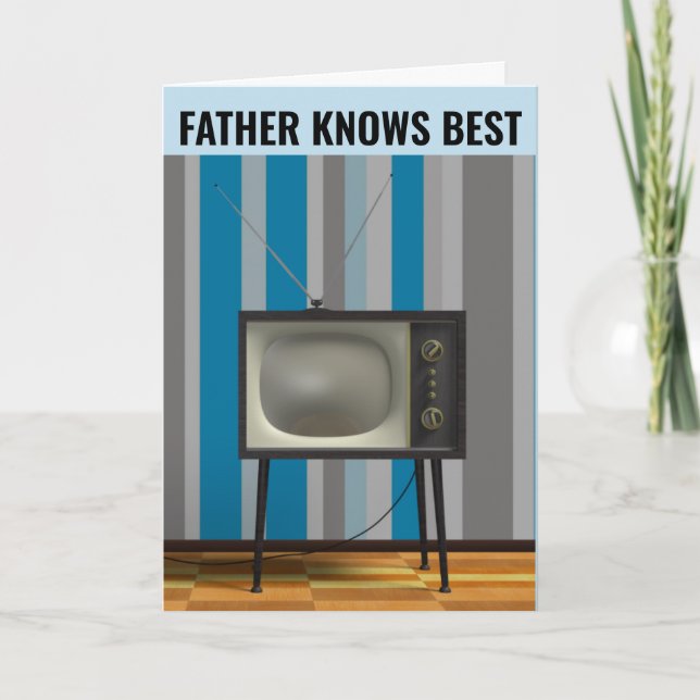 TARJETA DE RETRO FATHER'S DAY GREETNG (Anverso)