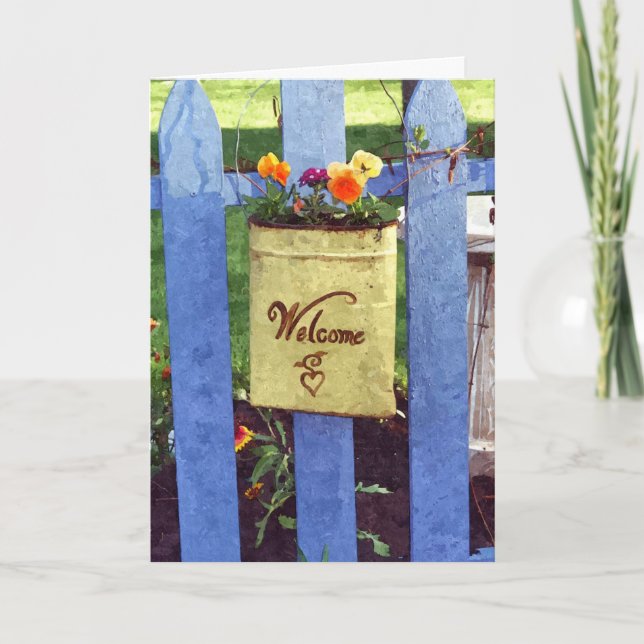 TARJETA DE REUNIÓN: Bienvenido "Nuevo hogar"_ Card (Anverso)
