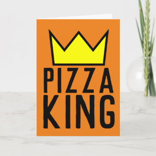 TARJETA DE REUNIÓN DEL CUMPLEAÑOS PIZZA KING
