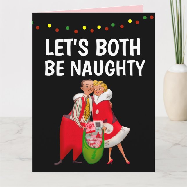 TARJETA DE REUNIÓN ROMÁNTICA DE navidades (Anverso)