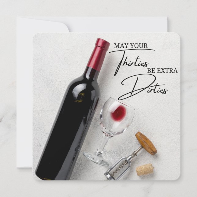 TARJETA DE REUNIÓN ROMÁNTICA DIVERTIDA PARA EL CUM (Anverso)