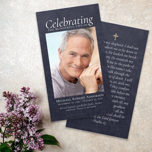 Tarjeta de rezo conmemorativa de la cruz de cuero  (Subido por el creador)