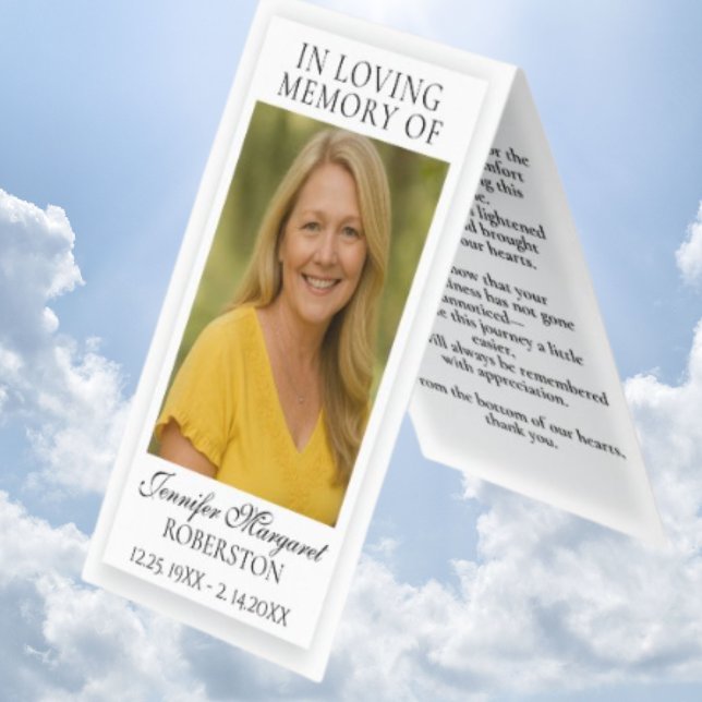 Tarjeta de rezo conmemorativa de la foto (Subido por el creador)