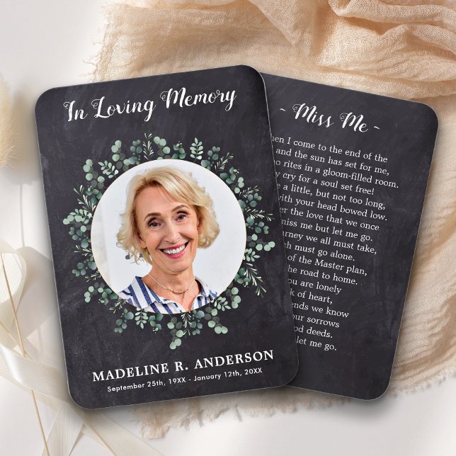 Tarjeta de rezo conmemorativa rusa para eucalipto  (Subido por el creador)