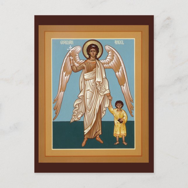 Tarjeta de rezo de ángel de Guardian (Anverso)