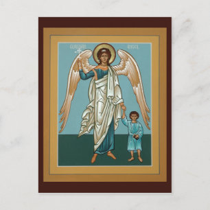 Tarjeta de rezo de ángel de Guardian