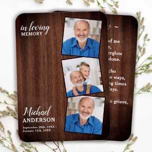 Tarjeta de rezo de fotos de la simpatía por el fun