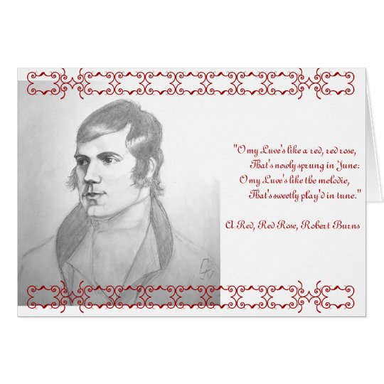 Tarjeta de Robert Burns