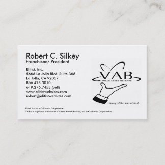 Tarjeta de Roberto Silkey