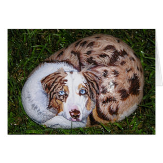 Tarjeta de rock para perros "Rusty"