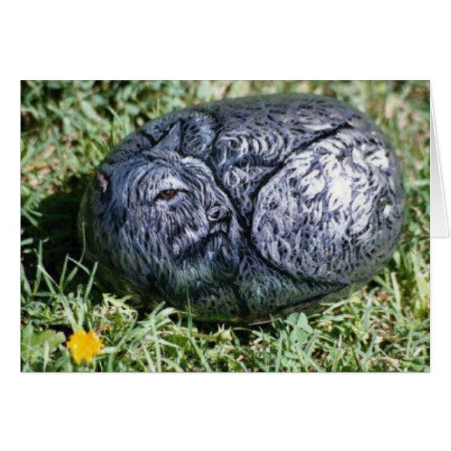 Tarjeta de rock para perros "Sheba" (Anverso (Horizontal))