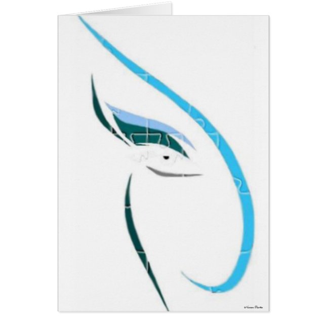 Tarjeta de rompecabezas de moda (Frente)