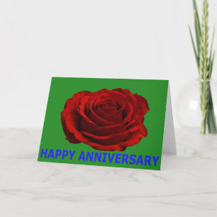 TARJETA DE ROSA ANIVERSARIA FELIZ