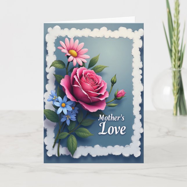 Tarjeta de Rosa de Madres Rayadas (Anverso)