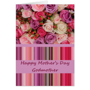 Tarjeta de rosa del Día de la Madre Feliz Madre