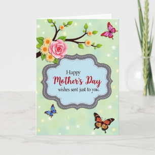 Tarjeta de Rosa del Día de la Madre Preciosa