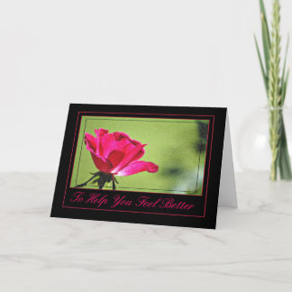 Tarjeta de Rosa Get Well