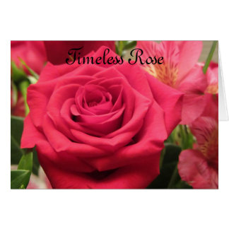 Tarjeta de Rosa sin tiempo