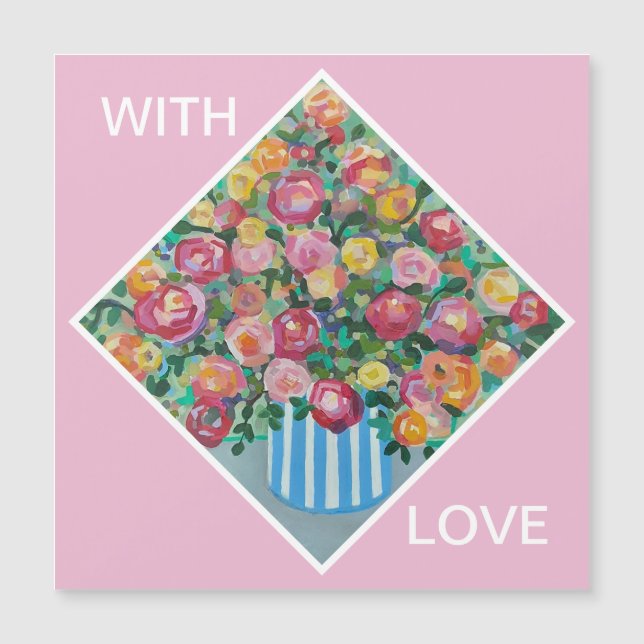 Tarjeta de rosas (Anverso)