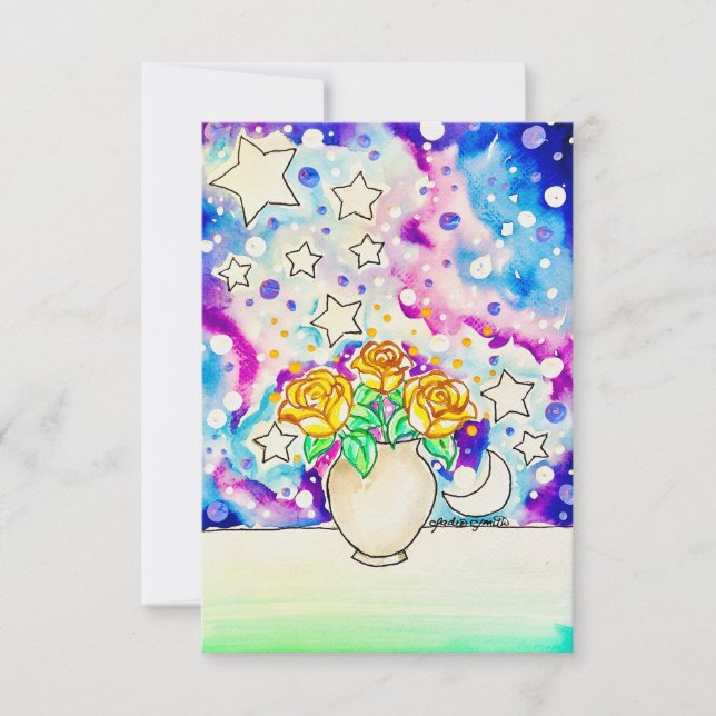 Tarjeta de Rosas (Anverso)