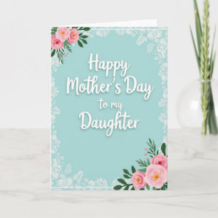 Tarjeta de rosas para la mamá más dulce