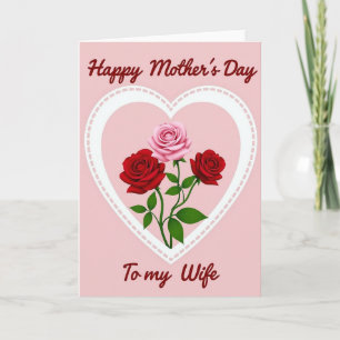 Tarjeta de Rosas Sentidas Rayadas