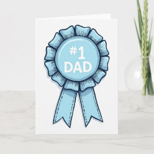 Tarjeta de Roseta para el Mejor Papá