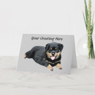 Tarjeta de Rottweiler