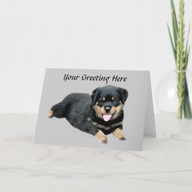 Tarjeta de Rottweiler (Anverso)