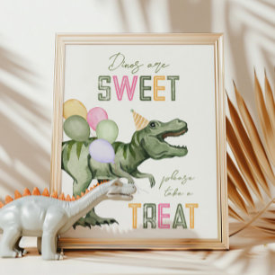 Tarjeta de Rótulo 5 x 7 dinosaurios