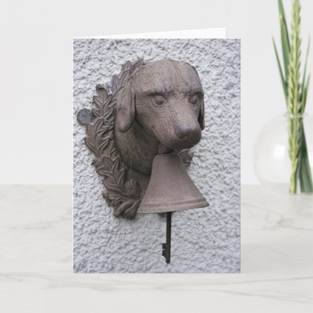 Tarjeta de Rótulo de perro de Astrología china al  (Anverso)
