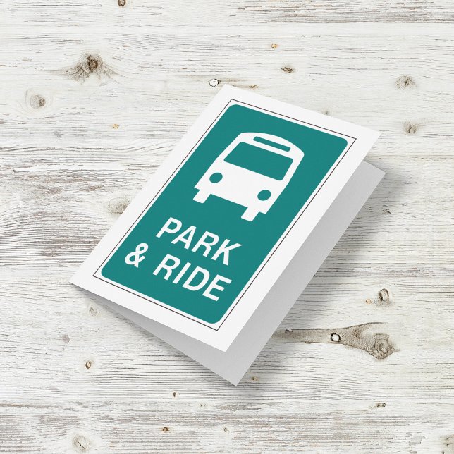 Tarjeta de Rótulo Park and Ride (Subido por el creador)