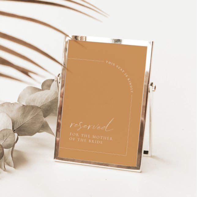 Tarjeta de Rótulo reservada para Boda de Arco Mini (Subido por el creador)